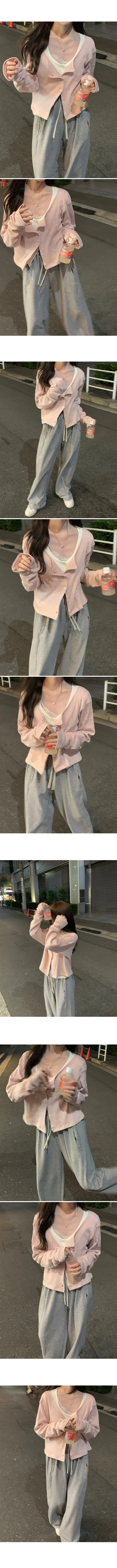 [early spring 👚⭐][MADE] 아우 레이어드 가디건 (4color) point.레이어드에 찰떡인 딥유넥 핏 상세 이미지 18