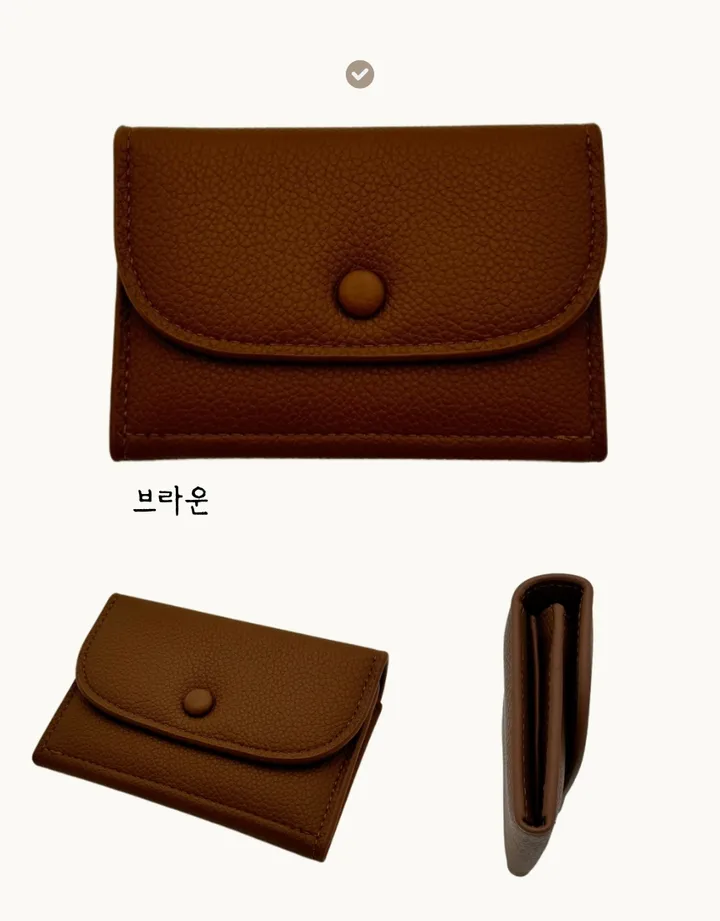 (당일배송/퀄리티보장)5color 버튼 카드지갑 상세 이미지 7