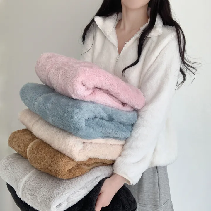 당일발송❤‍🔥[포근해☁️] 뭉게뭉게 구름이 빅사이즈 오버핏 양털 후리스 집업 가디건 (남녀공용/커플집업) 상세 이미지 21