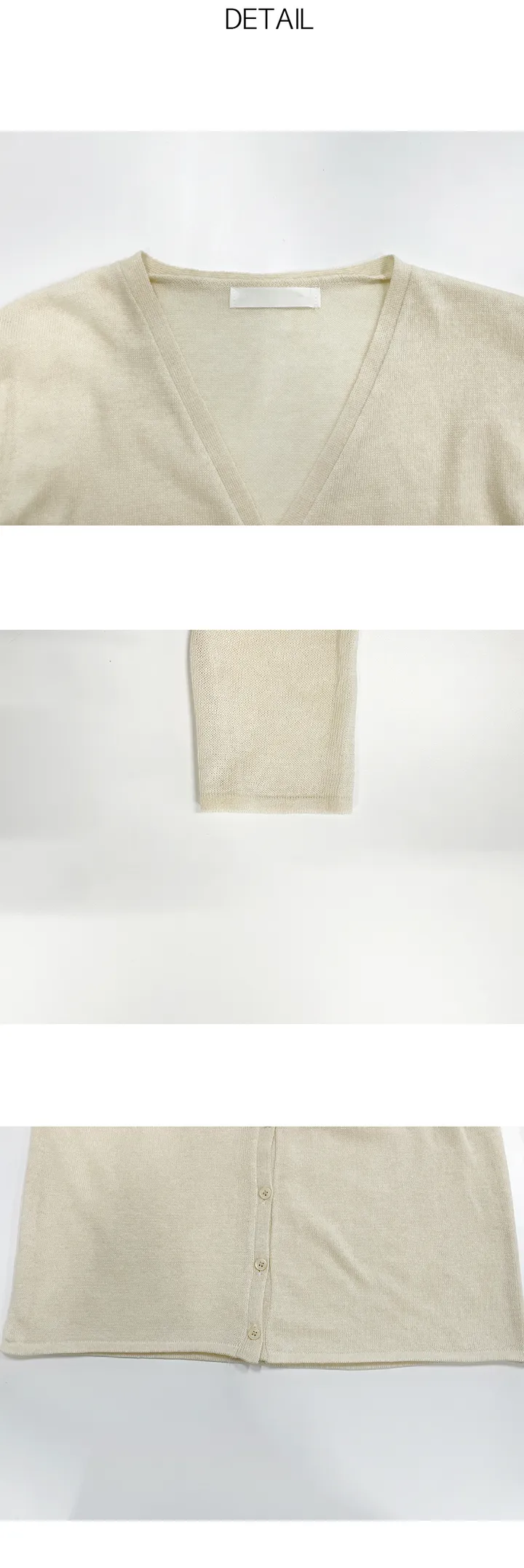 [살안타템/여름까지-] 애플 린넨 브이넥 가디건 (10color) 상세 이미지 25