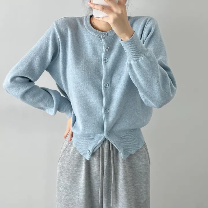 [🏆주문폭주!!/컬러추가/고백인증!❤️] 데일리 위드미 유넥 가디건 9color 상세 이미지 39