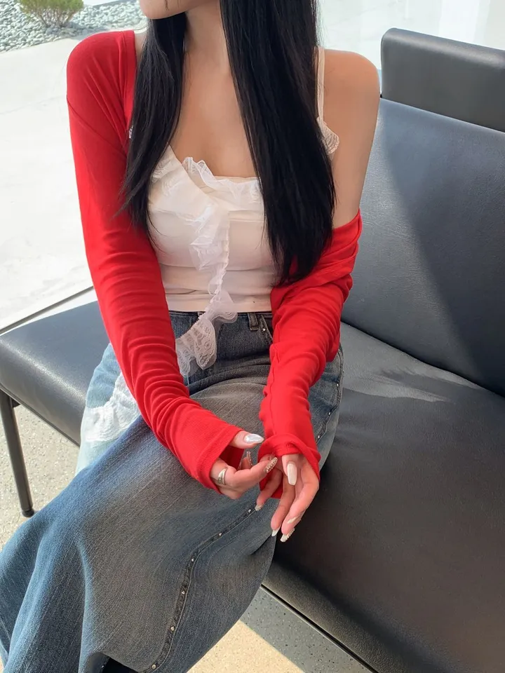 ❤‍🔥텐셀 가디건 세미크롭 여리핏 봄 여름 간절기 살안타템 상세 이미지 31