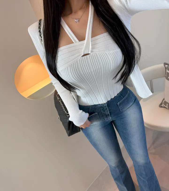 *set상품* 이브 글램 꼬임탑 가디건세트 (3color) 라피에 상세 이미지 3