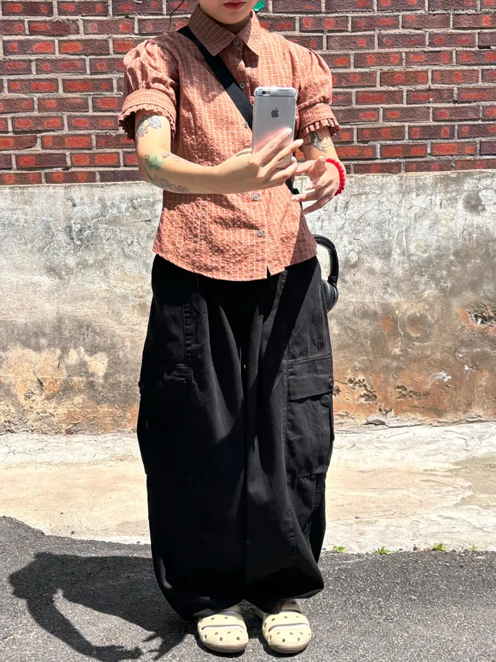 [인기] 핏보장 카고 포켓 벌룬 팬츠 / 키작녀 벌룬팬츠 / (3color) 상세 이미지 23