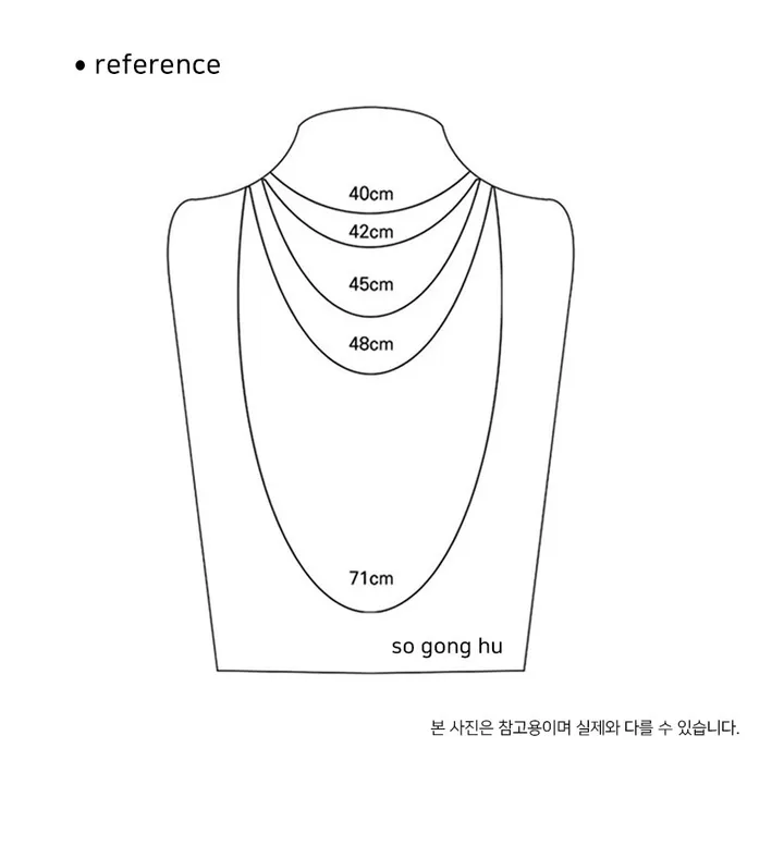 *당일출고*MD강추템🩶최저가 써클 체인 볼드 롱 데일리 목걸이 상세 이미지 20