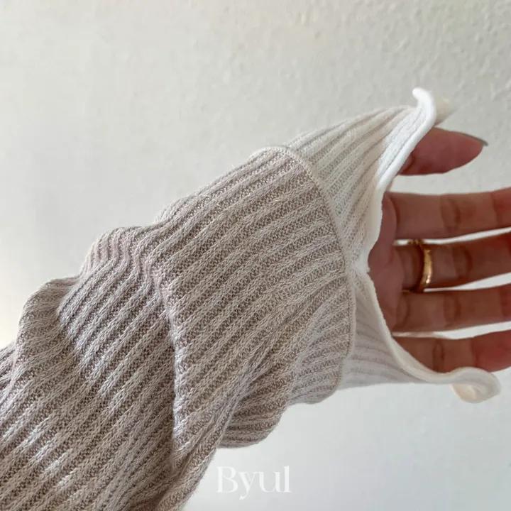 스프링 레이어드 골지 가디건 상세 이미지 22