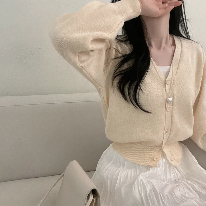 봄필수템 [브이넥/라운드넥] 소장각 라운드 브이넥 기본핏 긴팔 가디건 상세 이미지 69