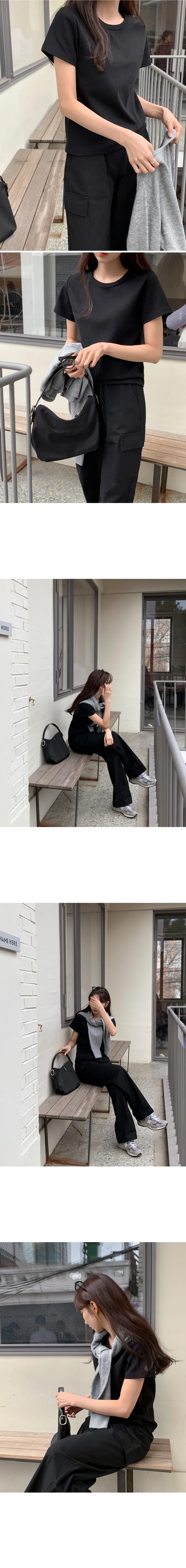[👍질좋은기본티][MADE] 에센셜 탄탄 크루넥 반팔 티셔츠 상세 이미지 74