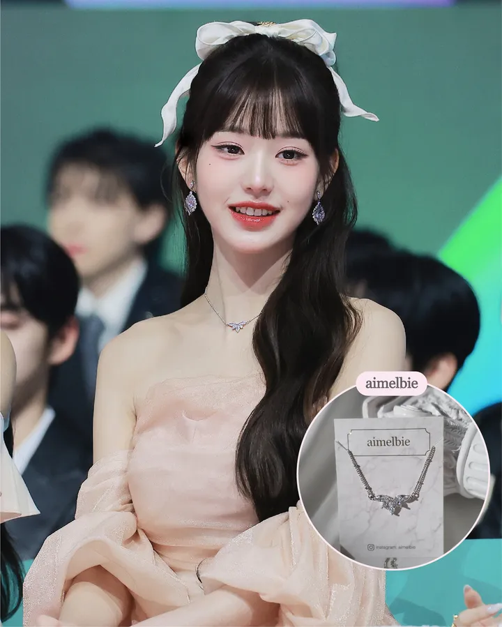 [아이브 장원영 착용/퀄리티UP!] Heavenly Crystal 큐빅 세미 초커 목걸이 - 실버 컬러 상세 이미지 17