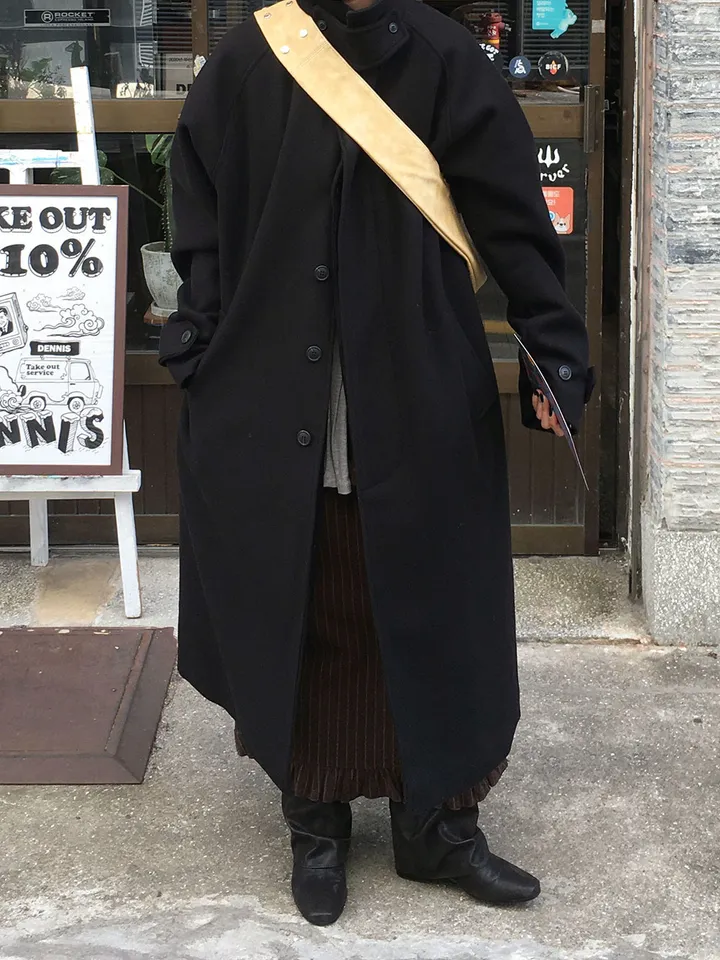 [MD픽🍅/unisex] 하이넥 스테디 발마칸 롱코트 (2color) 상세 이미지 20
