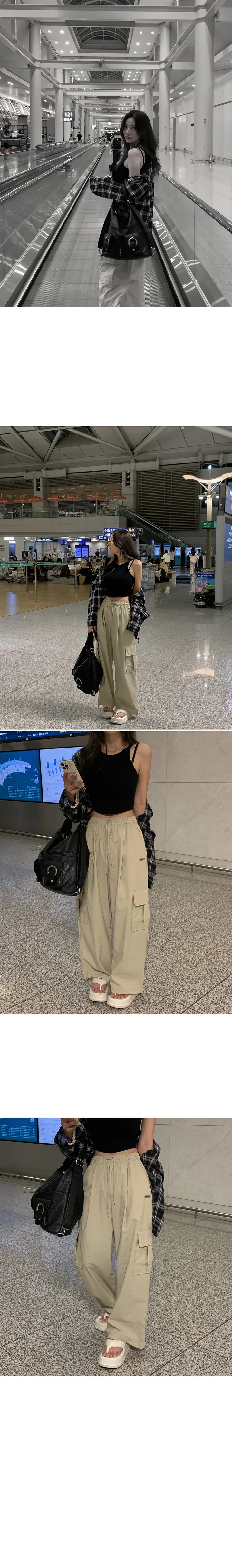 [MADE/Essel]핀 투웨이 워터프루프 와이드 카고팬츠 상세 이미지 17