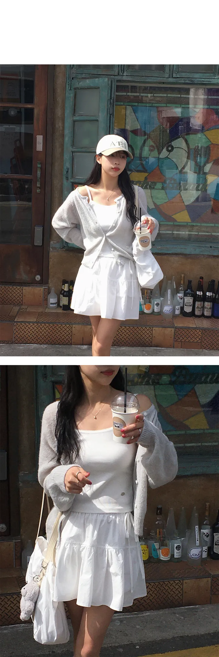 당일/봄가디건🌸 [here you] 퍼지 모헤어 cardigan - 5color (벚꽃룩/울가디건/모헤어니트/나들이룩/봄니트) 상세 이미지 42