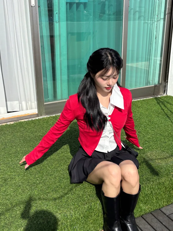 [🚀당일출고🚀] 하트 버클 가디건 상세 이미지 3