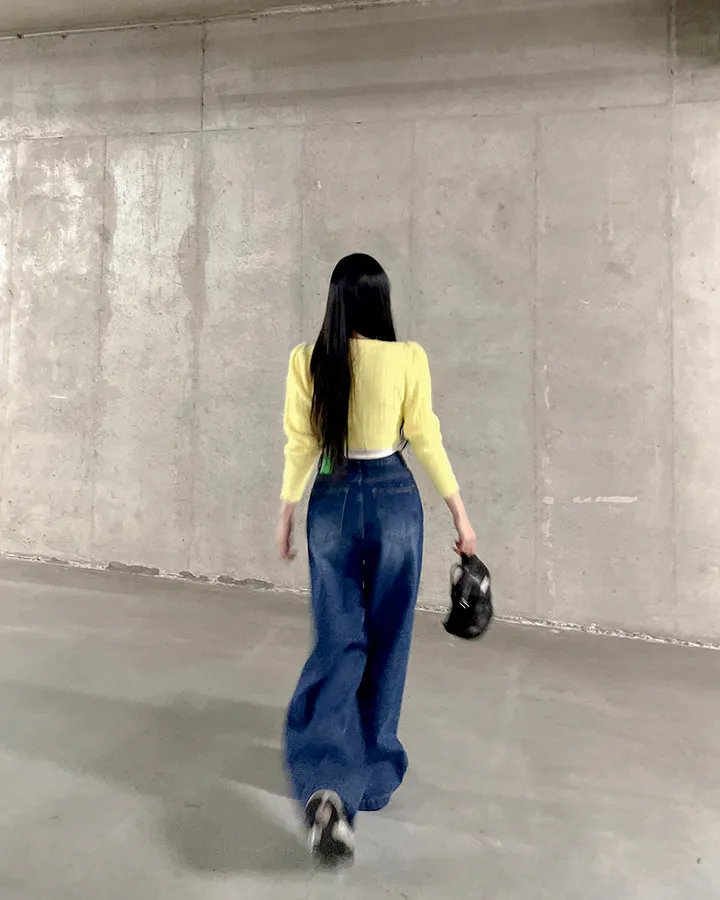 [3color/주인장인생템] 모디 립포켓 탄탄 롱 와이드데님 롱팬츠 키큰녀청바지 인생청바지 상세 이미지 61