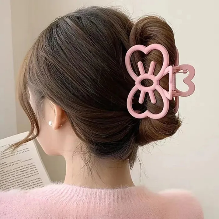 [묶음할인/당일출고🎀]파스텔 헬로키티 리본 집게핀 올림머리 반묶음 헤어 집게핀 상세 이미지 10