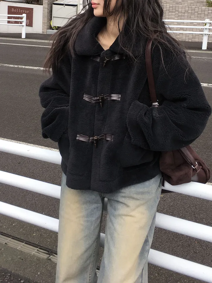 [왕따뜻🤎몽글몽글 *떡볶이코트* 양털 떡볶이자켓 겨울자켓 연말룩] 몽실양털떡볶이코트 상세 이미지 65