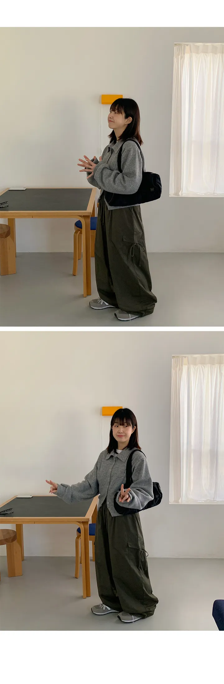 [6천장돌파]시에키 카라 크롭 가디건 (3color) 상세 이미지 6