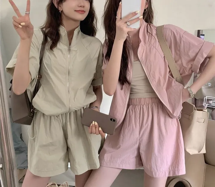 [주문폭주]바스락 바람막이 여름 트레이닝세트 4color 상세 이미지 12