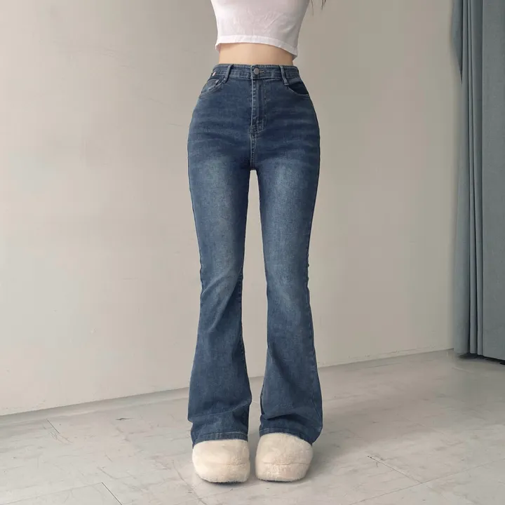 [인생팬츠/기장선택/~2XL] 빈티지 워싱 스판 하이웨스트 부츠컷 데님 롱 팬츠 - 6color 상세 이미지 50