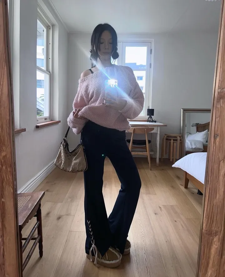 아일렛 스니커즈 부츠컷 레깅스pt 상세 이미지 4