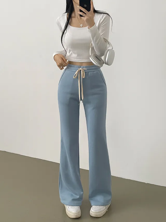 [일반+기모VER/-3kg핏] 볼륨업 밴딩 부츠컷 트레이닝바지 8color 상세 이미지 41