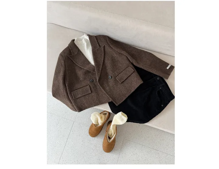 당출🖤울코트🖤 핸드메이드 카라 울 숏코트 이너코트 4Color 상세 이미지 2