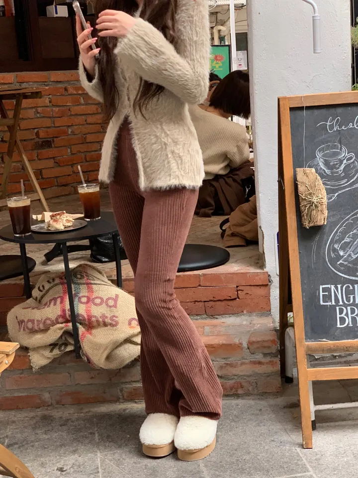 [-3kg 왜안사템/문의폭주] 벨로아 골덴 슬림 부츠컷 팬츠 상세 이미지 30