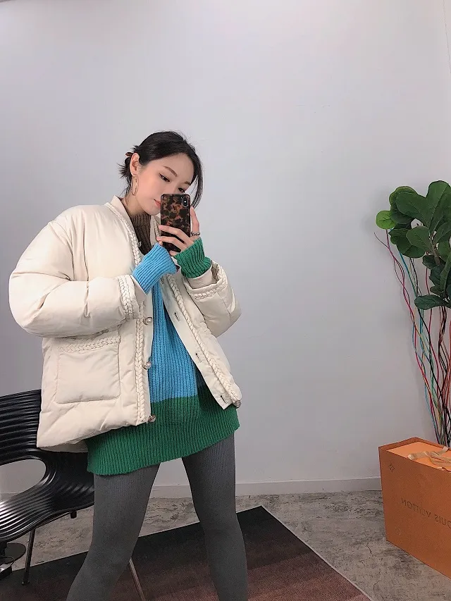 [2개구매할인/고리형,일반형] 밍크융안감 겨울 융털 데일리 골지 기모레깅스(3color) 상세 이미지 11