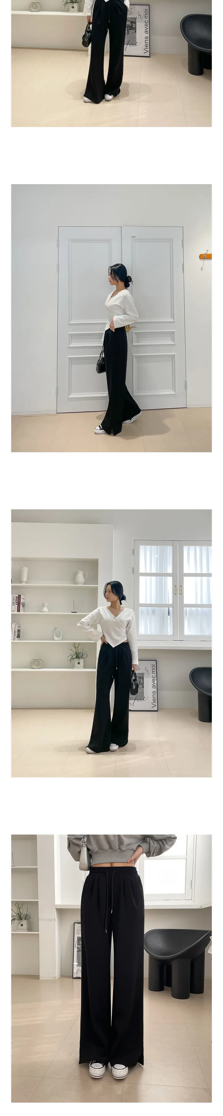 [숏/롱 ❣️원단미침❣️] 쿠디보 와이드 팬츠 상세 이미지 51