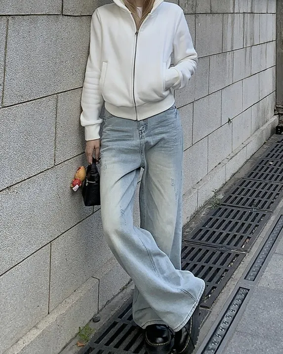 오늘 드림🖤크롭 슬림 후드집업 상세 이미지 11