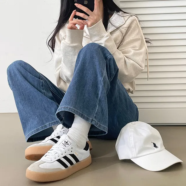 [3기장/S~2XL!] 라이크 그레이시연청+진청 스판데님와이드팬츠 YKK 2color 상세 이미지 16