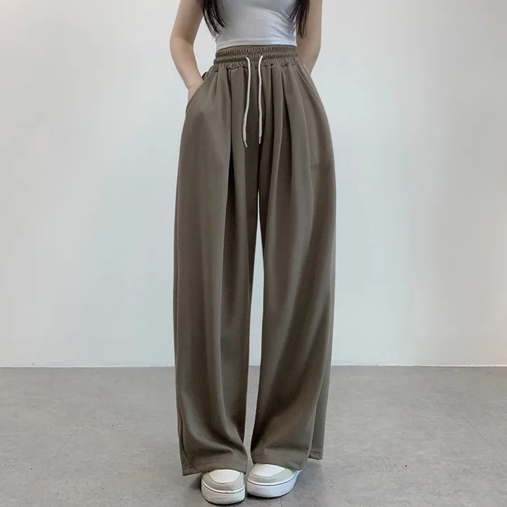 [기장선택/사계절팬츠] 루크 더블 핀턱 와이드 밴딩 롱팬츠 트레이닝 팬츠 4color 상세 이미지 32
