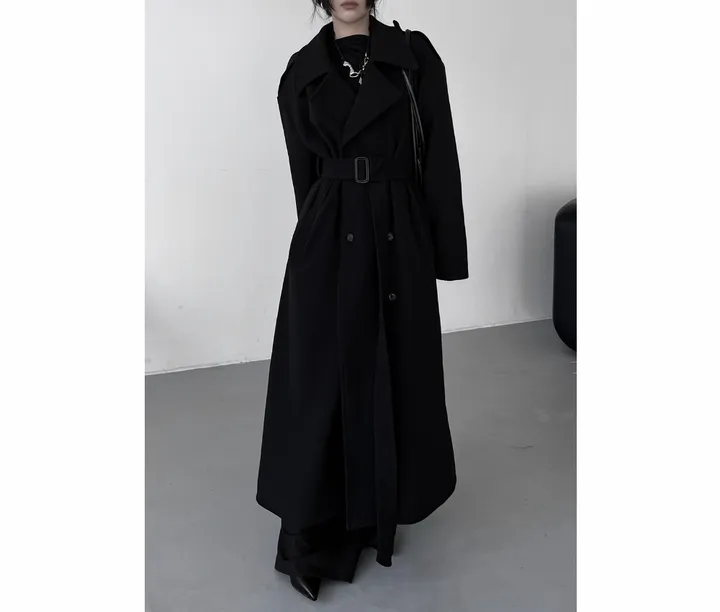 [unisex] trench wool collar coat 상세 이미지 12