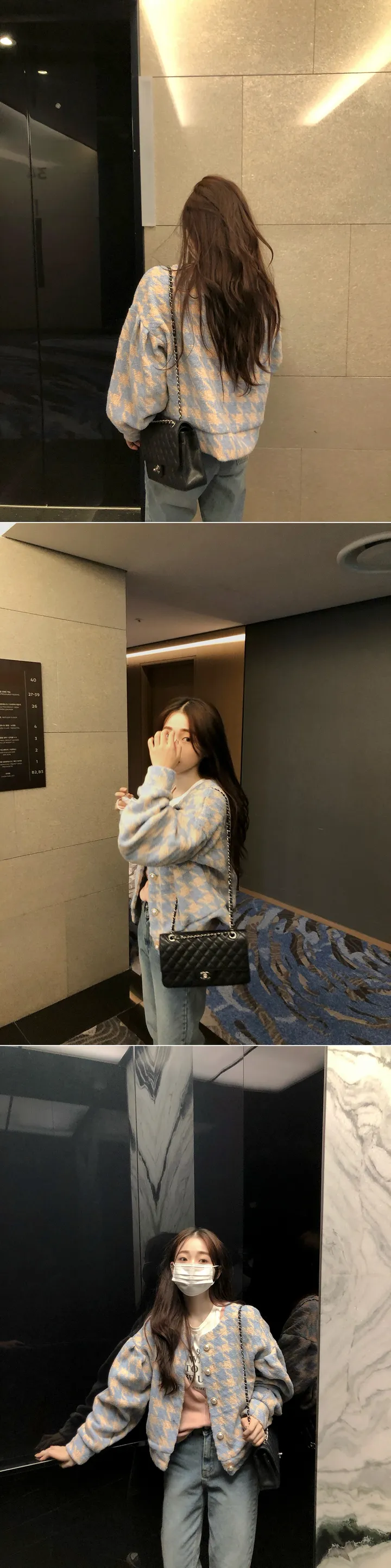주문폭주[MADE] black pink tweed - set 상세 이미지 12
