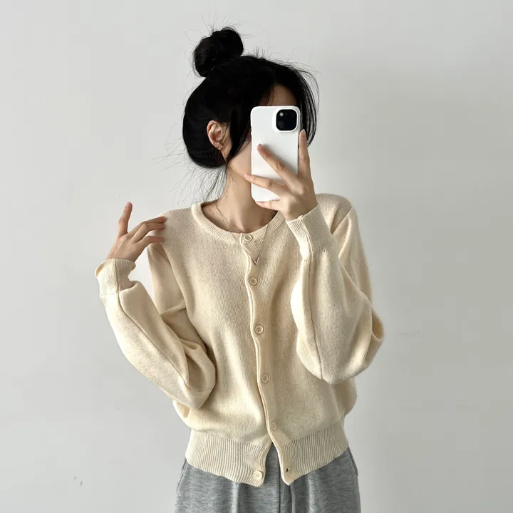 [🏆주문폭주!!/컬러추가/고백인증!❤️] 데일리 위드미 유넥 가디건 9color 상세 이미지 8