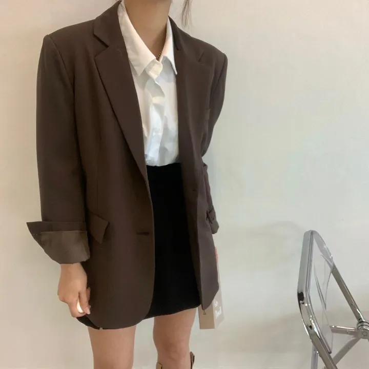 누적판매3000장! [4col] 데일리핏 핏예쁜 루즈핏 버튼 자켓 상세 이미지 23