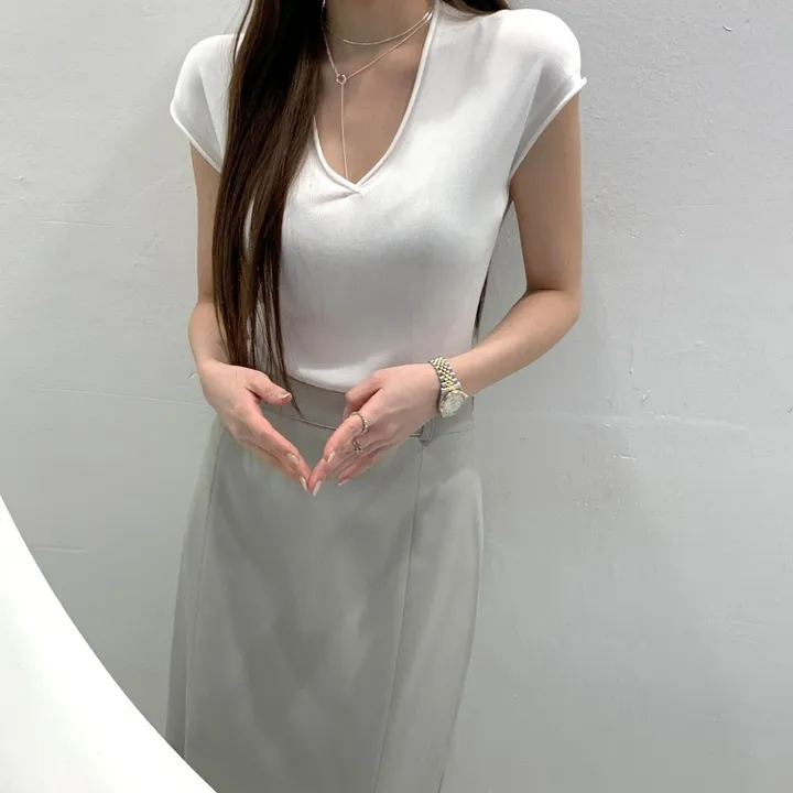 *한정수량원가 SALE* 국내 하이퀄리티 기본 수트 자켓 절개 슬릿 롱 스커트 하객룩 정장 오피스룩 투피스 세트 셋업 2color 상세 이미지 27