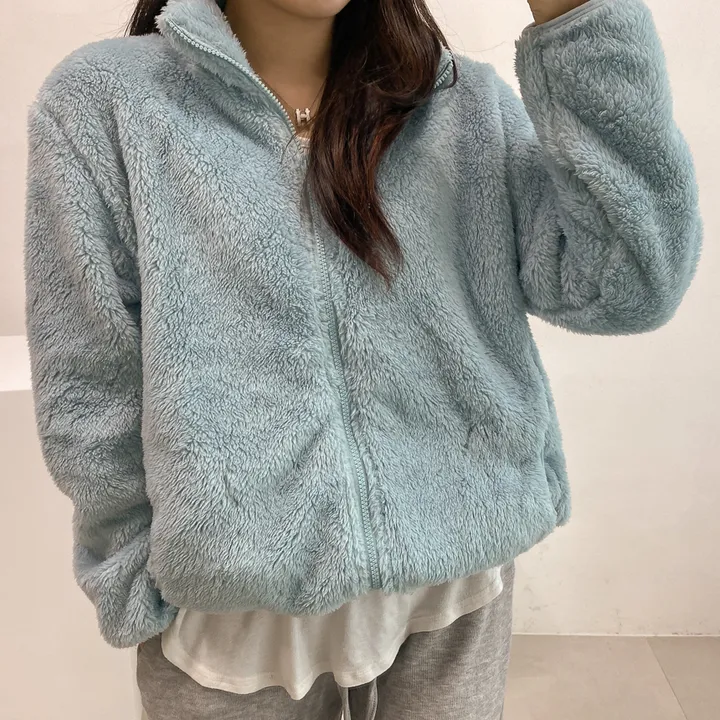 (💥강추템!! 보들보들촉감~💥) 따뜻 플리스 후리스 커플 포근 털 겨울 집업 (L~XL) 상세 이미지 26