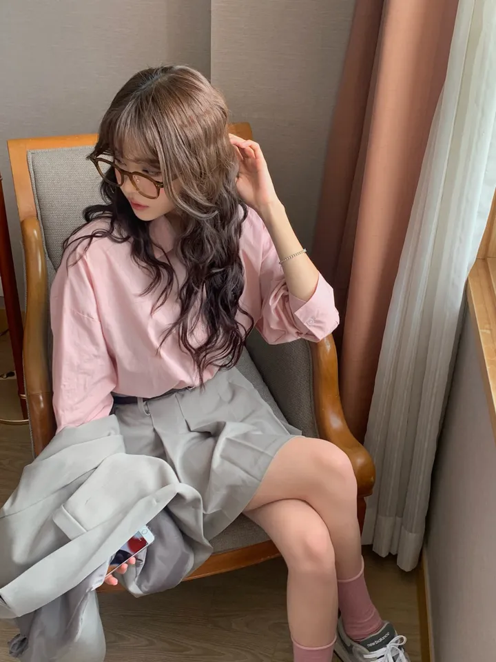 [4천장판매][MADE/핏보장인생셔츠] 에디 프렌치 코튼 오버핏 셔츠 남방 남녀공용 보이핏 레이어드 봄옷 봄신상 봄코디 봄상의 봄셔츠- 7color (KD1457,KD1910) 상세 이미지 44