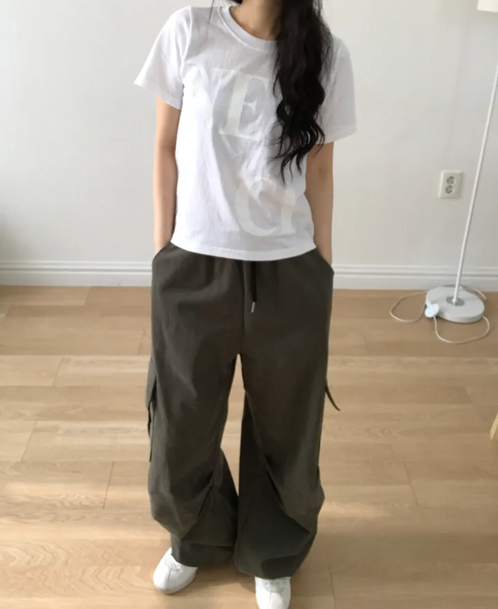 newy semi crop tee [2color] 상세 이미지 9