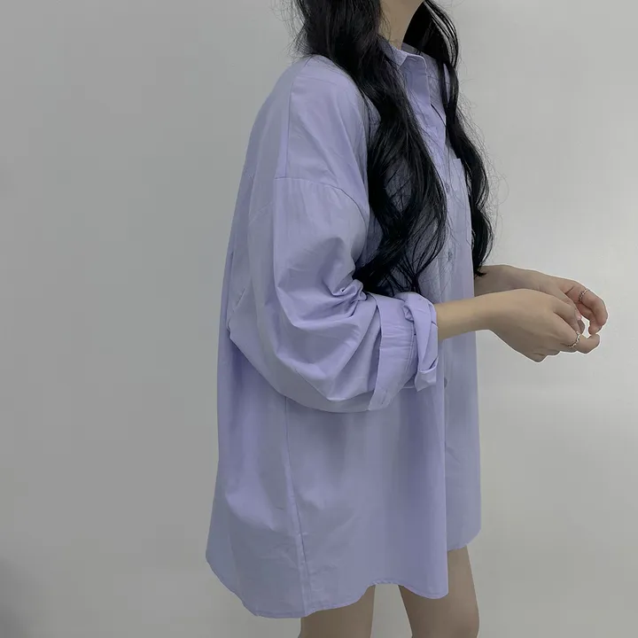 [❤주문폭주❤/빅사이즈] 남친셔츠 오버핏 롱 남방 6colors 상세 이미지 26
