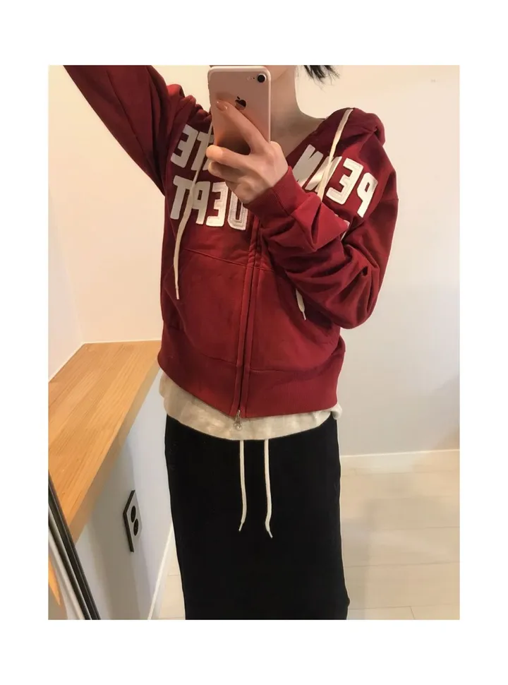 [봄신상🤍/핏보장] 프린팅 후드집업 (4color) 상세 이미지 7
