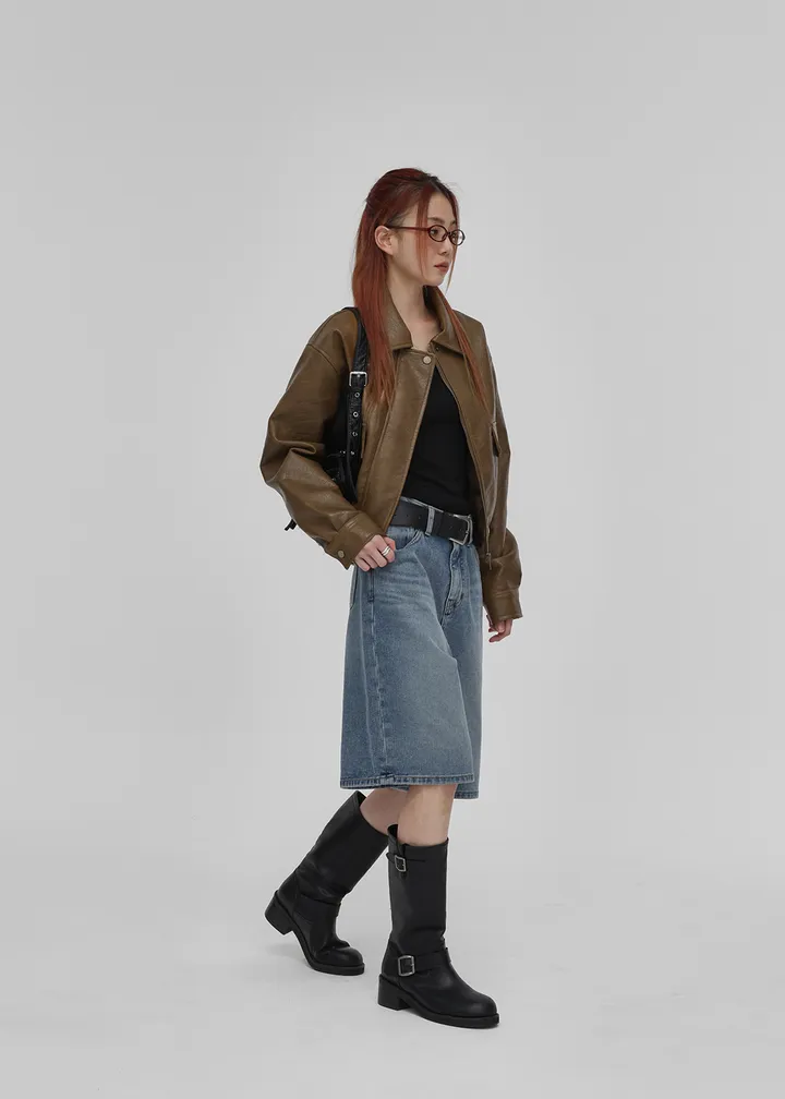 [2천장판매] [B-DENIM] WASHING HALF PANTS 023 상세 이미지 29