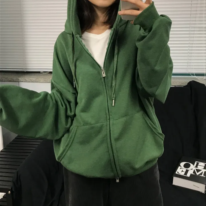 (1+1/교복템)당일출고🚛Avocado basic over two way zip- up - 7color 상세 이미지 1