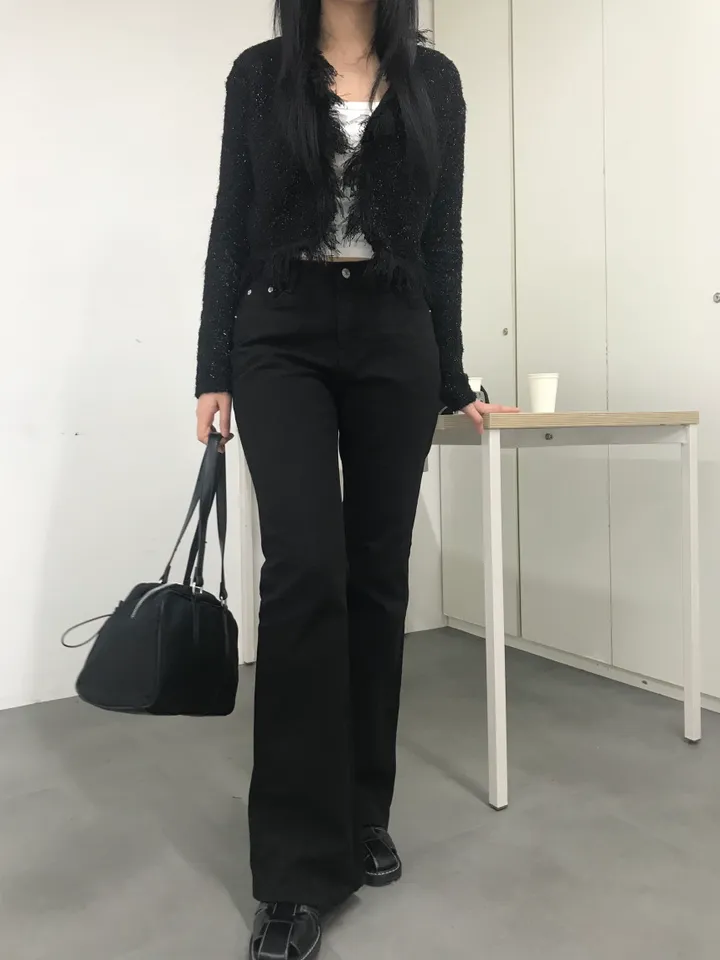 코튼 슬림 부츠컷 팬츠(2color) 상세 이미지 17