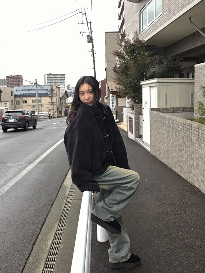 [왕따뜻🤎몽글몽글 *떡볶이코트* 양털 떡볶이자켓 겨울자켓 연말룩] 몽실양털떡볶이코트 상세 이미지 58