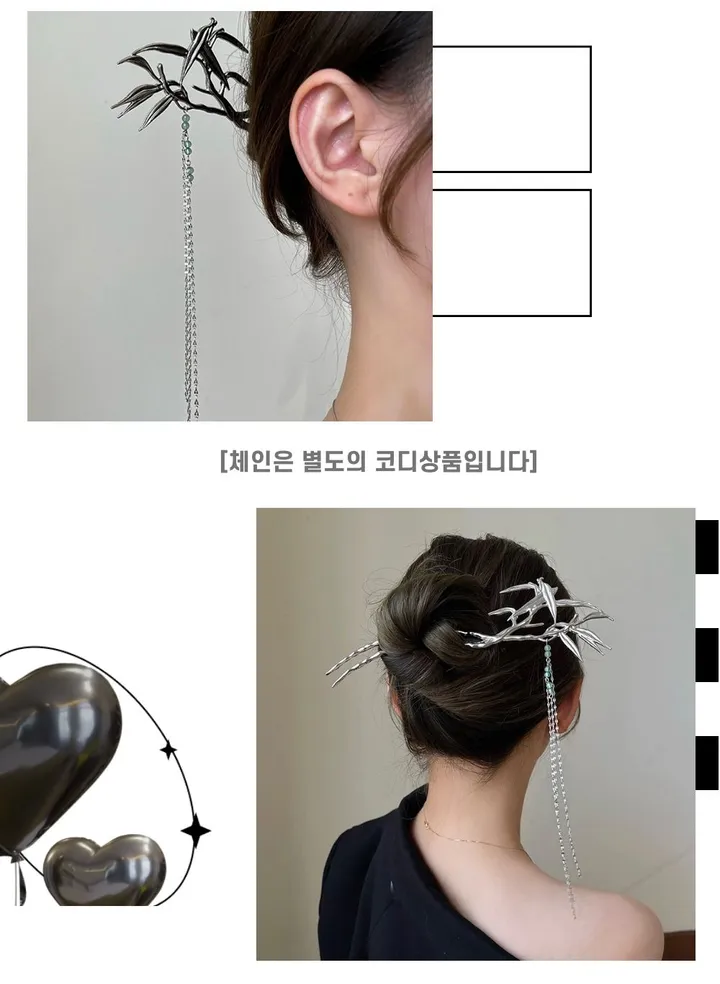 [2025NEW/BEST]비녀모음 유니크비녀 올림머리핀 머리집게핀 비녀세트 드롭비녀 헤어핀 머리핀세트 레트로비녀 오리엔탈비녀 상세 이미지 82