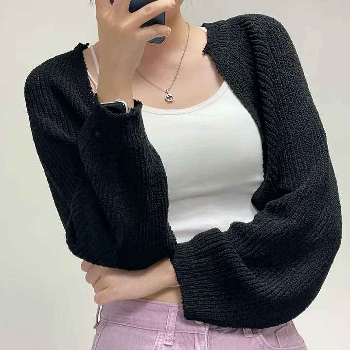[여리핏/지금부터 쭉~] 엘르 볼레로 가디건 크롭가디건 여름가디건 상세 이미지 52
