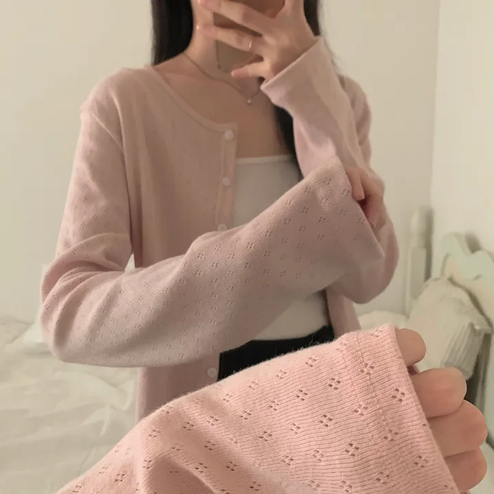 로로 펀칭 가디건 (8color) 상세 이미지 50