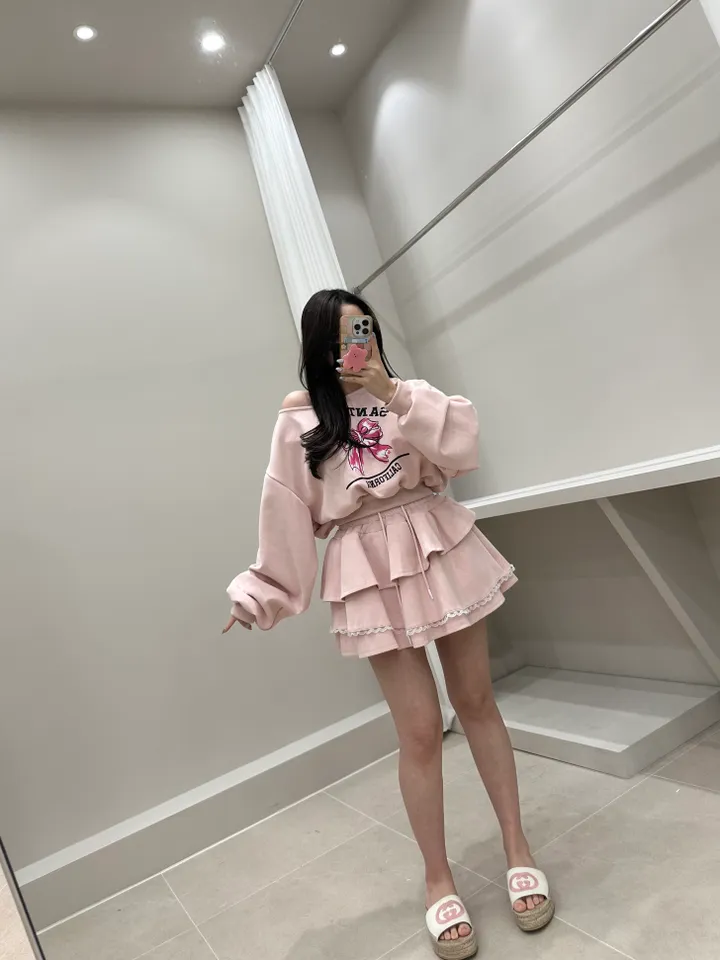 (속바지내장,체형커버)남심저격 쿠션지  캉캉 트레이닝세트 상세 이미지 18